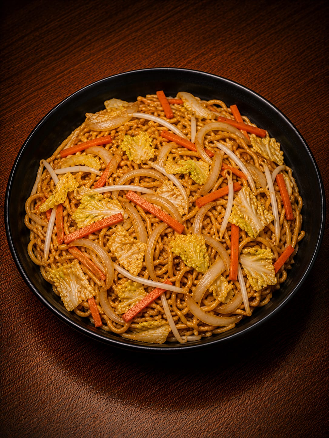 Gebratene Nudeln mit Vegetarisch