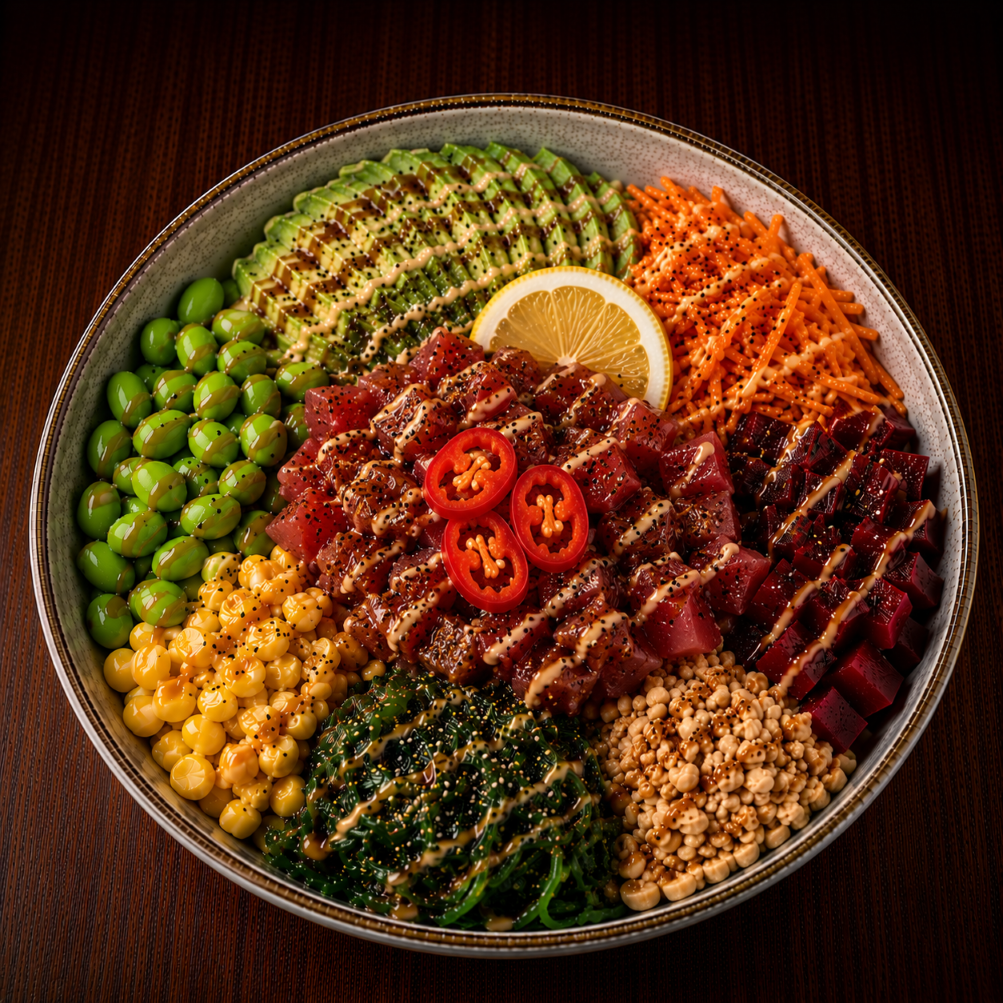 Poke Bowl mit Thunfisch